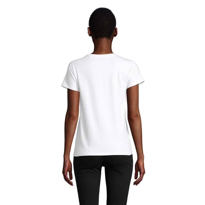 SOLS Dames/Dames Pioneer T-Shirt (Wit)