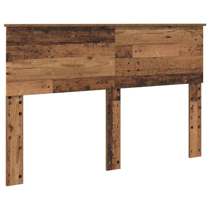 vidaXL Hoofdbord Oud Hout Bewerkt hout