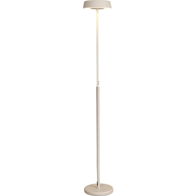 Mantra Iluminación LED vloerlamp Noa II, touchdimmer, staal, wit