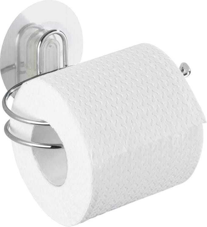 Wenko Toiletrolhouder Osimo 15 X 9 X 10,5 Cm Staal Zilver