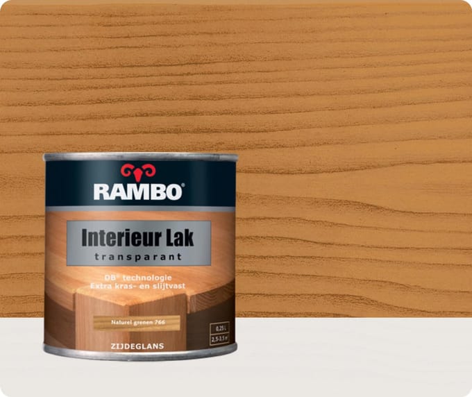Rambo Interieur Lak Transparant 0,25 liter - Naturelgrenen