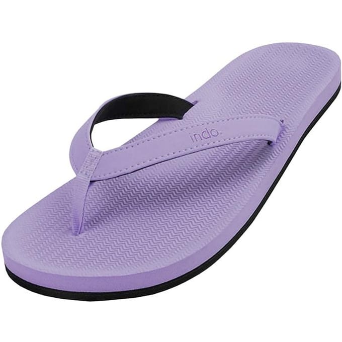 Indosol Essential Slippers   Paarse Nevel Essential Flip Flops - Purple Haze (W6-7) gray