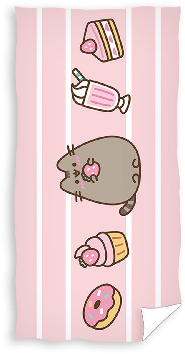 Pusheen Strandlaken Yummy - 70 x 140 cm - Katoen