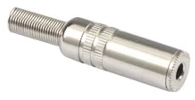 3,5mm Jack (v) connector - metaal - 2-polig / mono