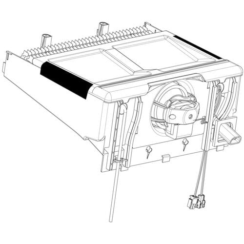 AEG verdempings-batterij, horizontaal, kompleet, 2425298151