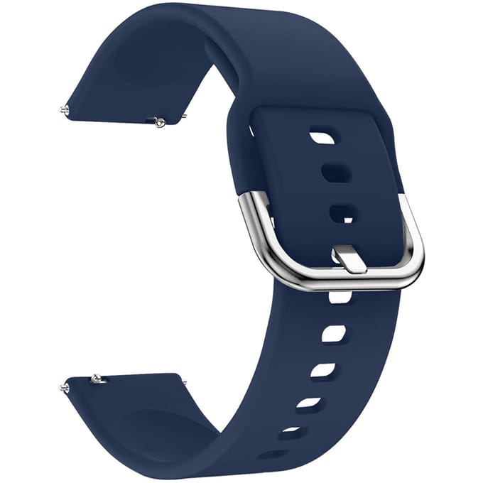 Siliconen bandje - Geschikt voor Geschikt voor Garmin Vivoactive 4L - Donkerblauw