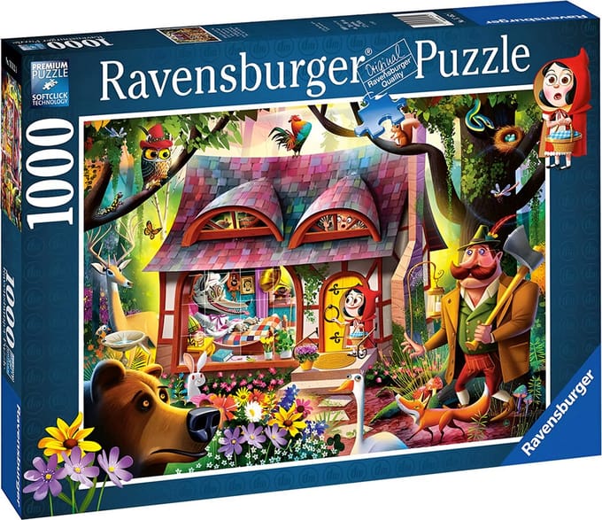 Ravensburger Puzzel Roodkapje en de Wolf legpuzzel - 1000 stukjes