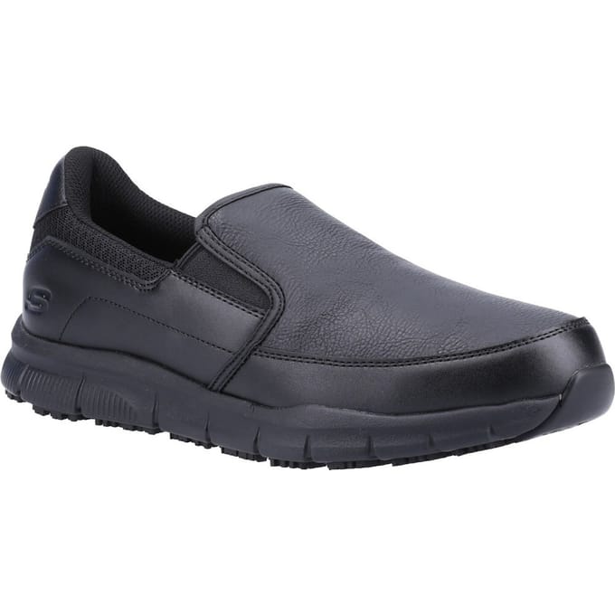 Skechers Work Relaxed Fit NAMPA GROTON Werkschoenen Sneakers Heren Schoenen 77157EC Zwart