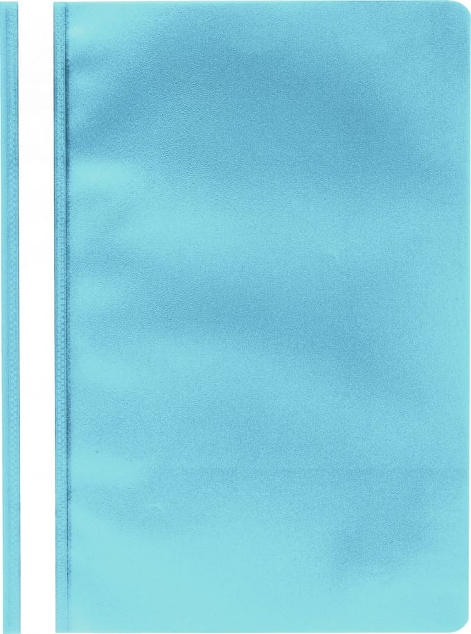Exacompta 25x Snelhechtmap PP standaardkwaliteit - A4 - Lichtblauw - 449206B