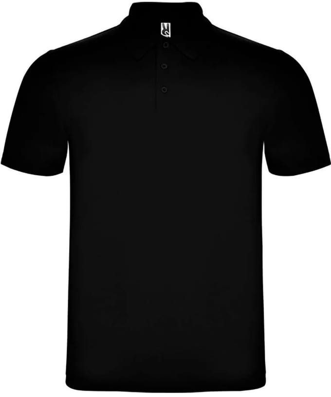 Roly Austral Korte Mouw Poloshirt Zwart M Man