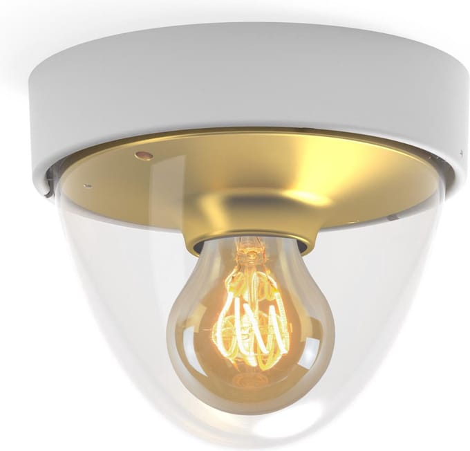 Nowodvorski - Buitenlamp Nook Ø 18 cm goud wit