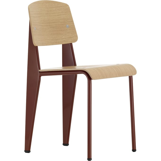 Vitra - Standard - Stoel - japanese red - Eiken licht - rood