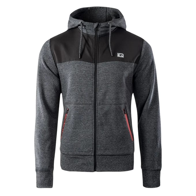 Hooded sweatshirt met rits IQ Cross The Line Sarin