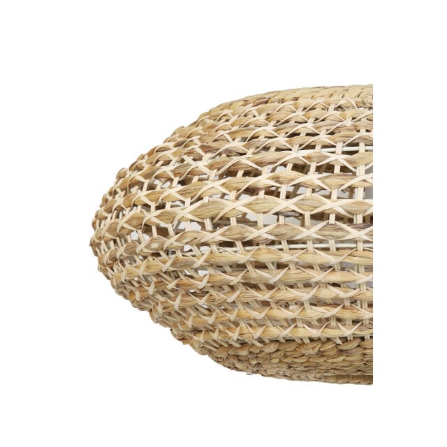 Light & Living Tripoli Hanglamp - Rotan Naturel/Wit - Ø60x29,5cm