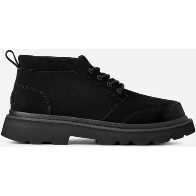 UGG® Chukka Lug for Men in Black, Size 7, Suede/Polyester/Wool