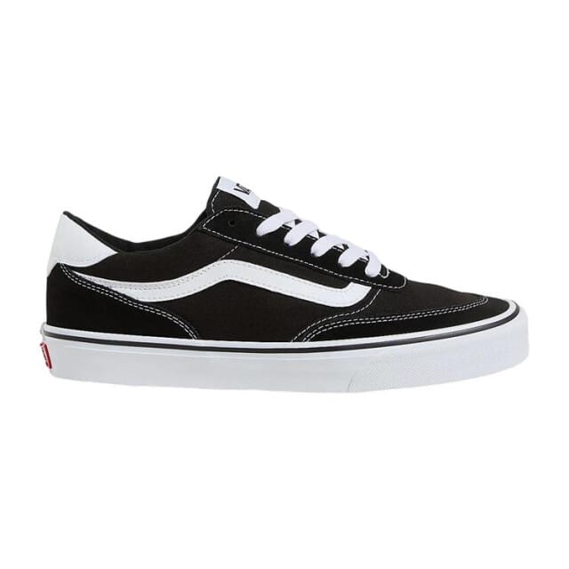 Vans Brooklyn LS SUEDE/CANVAS BLACK/WHITE Unisex Sneakers - BLACK/WHITE