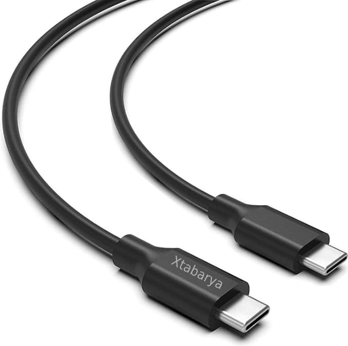 USB-C naar USB-C kabel | 1 Meter | Geschikt voor Samsung en Appel | Oplader Kabel | Oplader Zwart