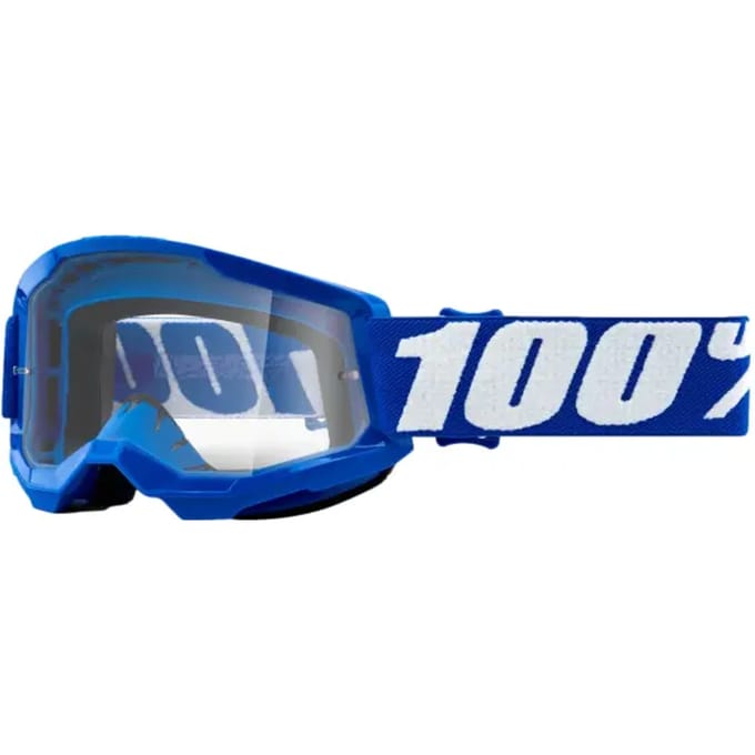 100% Strata 2 Junior Bril Blauw Helder Eén maat