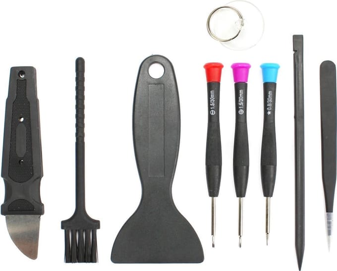 Let op type!! JF-876 9 in 1 Repair Tool Set for Phones