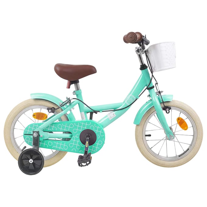 vidaXL - Kinderfiets - 16 - Inch - voor - 4-6 - jaar - oud - Zeegroen