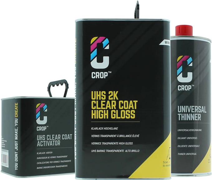 CROP 2K Blanke Lak - ACTIESET 8,5 liter