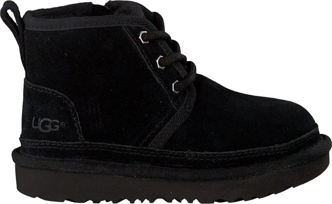 UGG® Neumel II for Kids in Black, Size 10, Suede/Polyester/Cotton