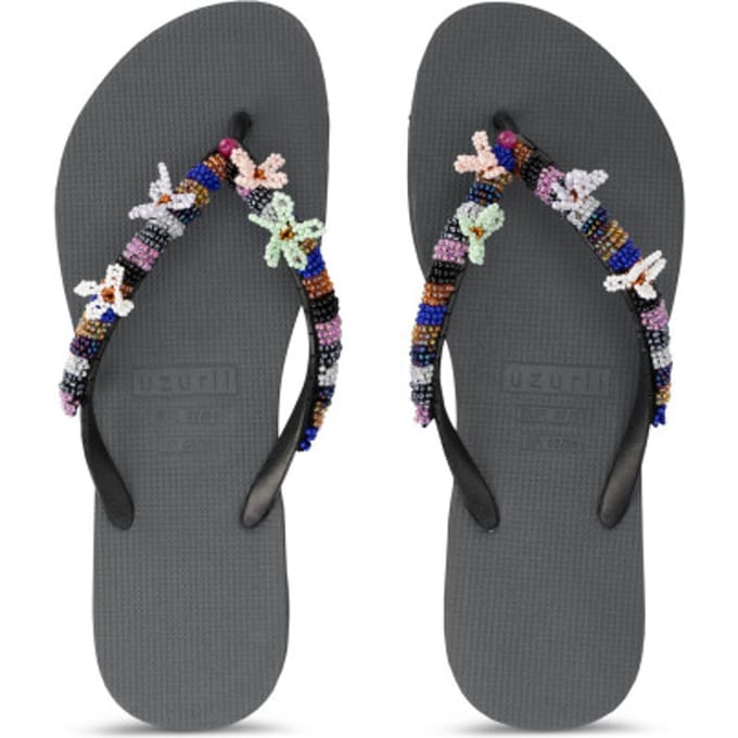 Uzurii | Teenslippers | Dames | Zilver | Maat 41/42