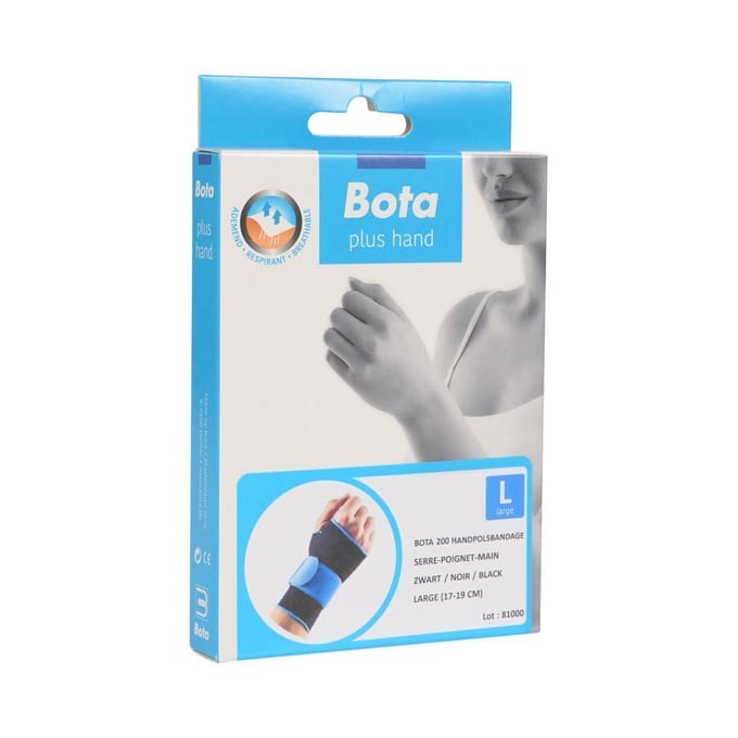 Bota Handpolsband 200 Black L