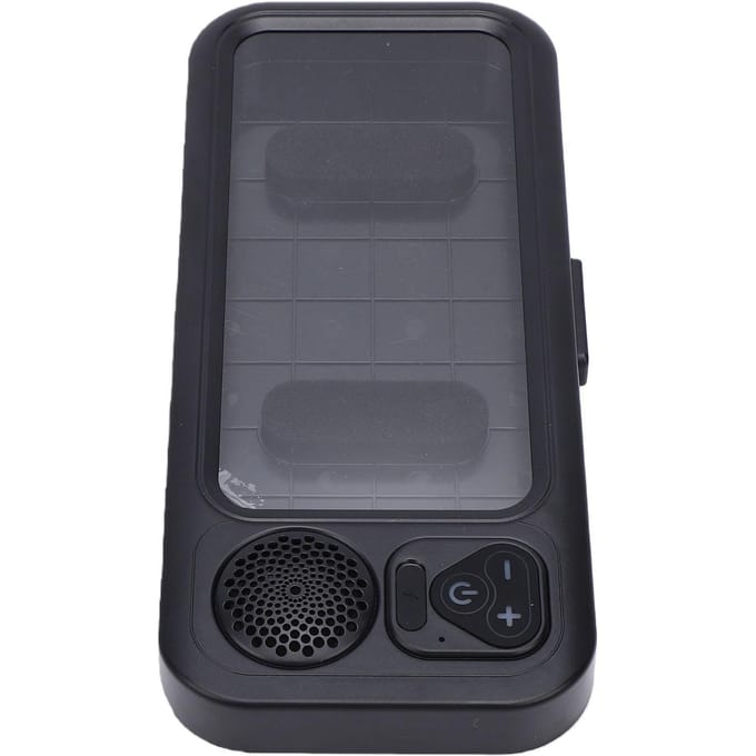Douche Telefoonhouder Waterdicht Bluetooth Speaker Touchscreen Helder Geluid Douche Telefoonhoes zwart