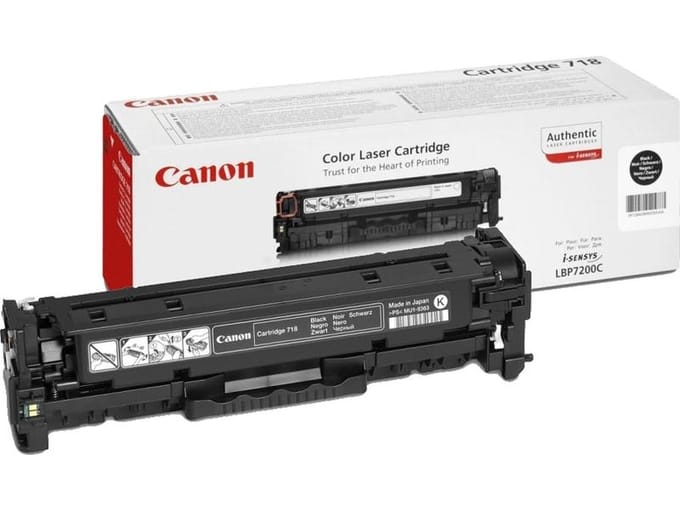 Canon 718 toner cartridge zwart (origineel)
