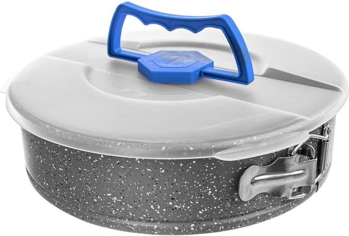 Springvorm Graniet met Deksel GRANDE 26 cm - Taartvorm - Bakvorm - Cakevorm