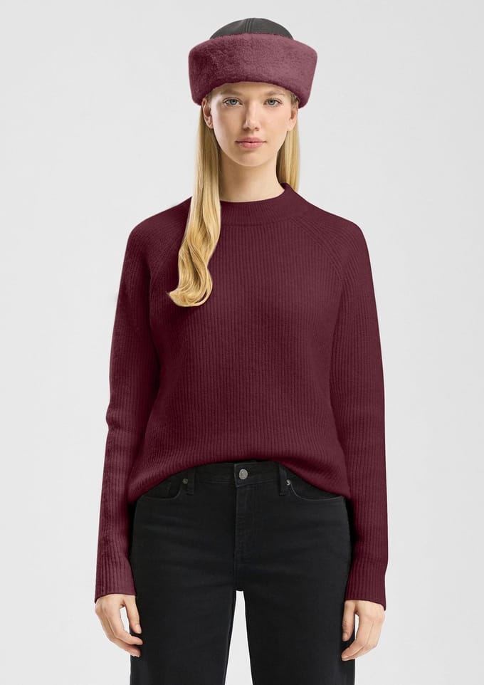 Q/S designed by - Dames pull - Maat L - Vrouwen - Rood - polyester