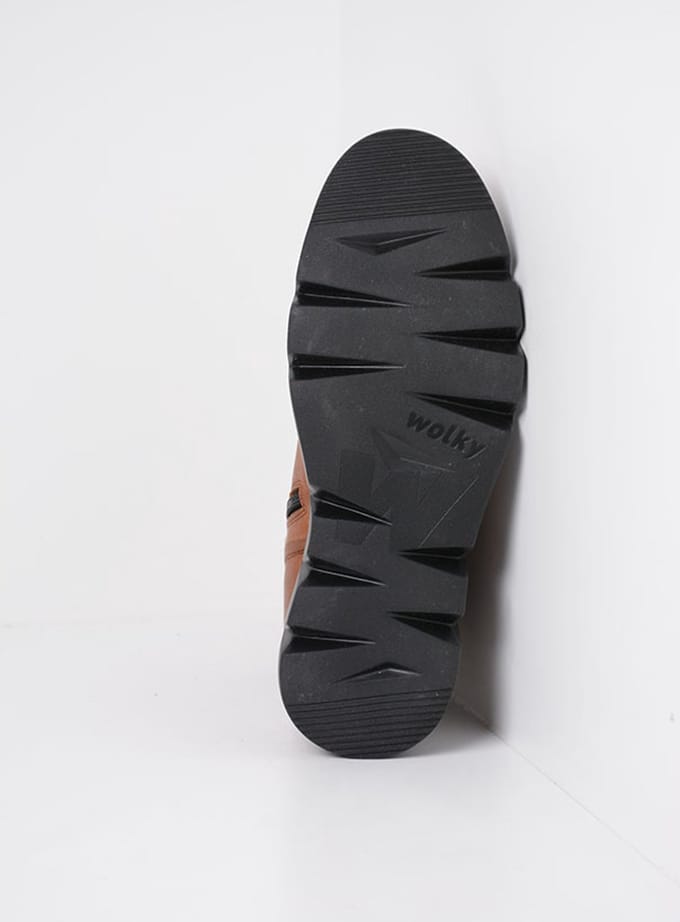 Wolky Dames Hoge veterschoenen 06325 Hope XW Bruin