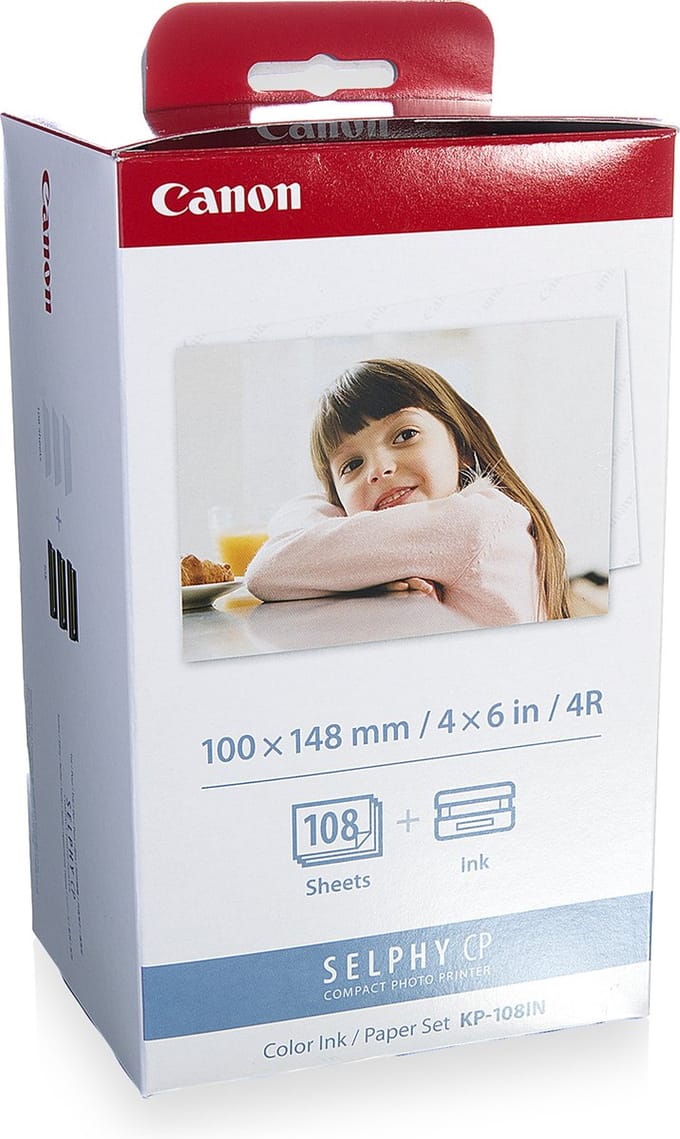 Canon KP-108IN - Inktcartridges Kleur + Fotopapier