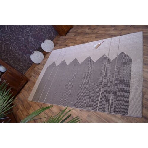 Kleden Rugsx Tapijt NATURAL SOLE bruin 200x300 cm