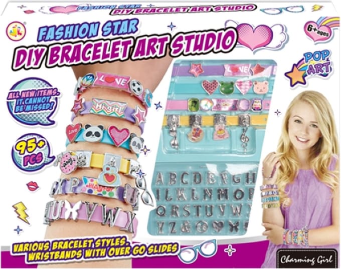 Creatieve set: armbandenstudio + charms