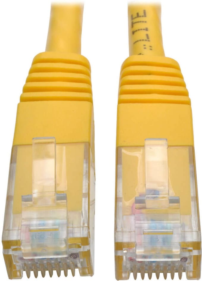 Tripp Lite N200-005-YW netwerkkabel 1,5 m Cat6 U/UTP (UTP) Geel