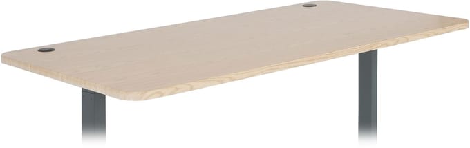 Tafelblad MCW-D40 voor bureaus, tafelblad, 160x80cm MVG-gecertificeerd ~ lichtbruin