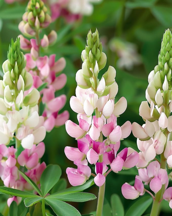 Lupine Zaden Pink Fairy Lupinus Elegans Eenjarig