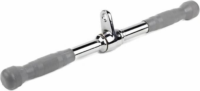 Lifemaxx Triceps Straight Bar PU Grip - Grijs