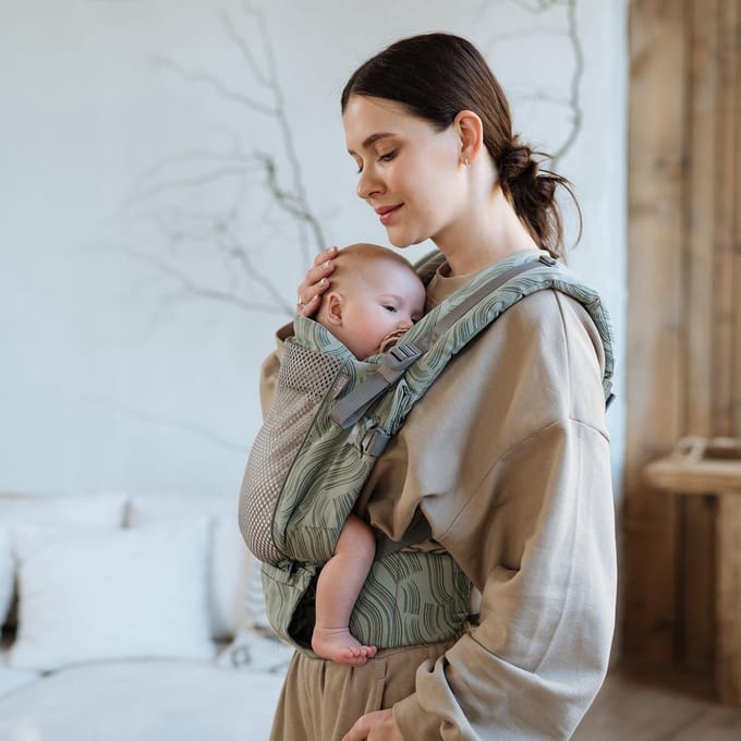 Love&Carry babydrager voor pasgeborenen (Acacia)