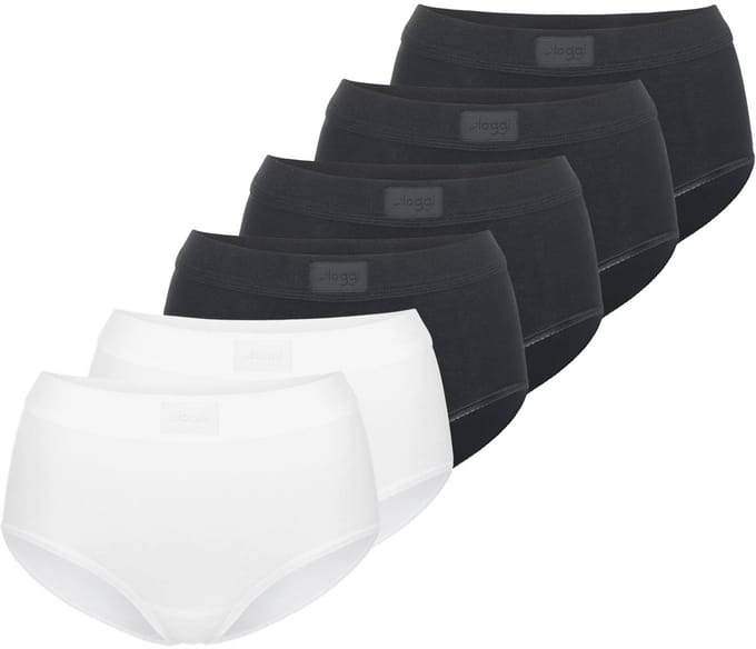 sloggi Dames maxi slip 6 pack Double Comfort T