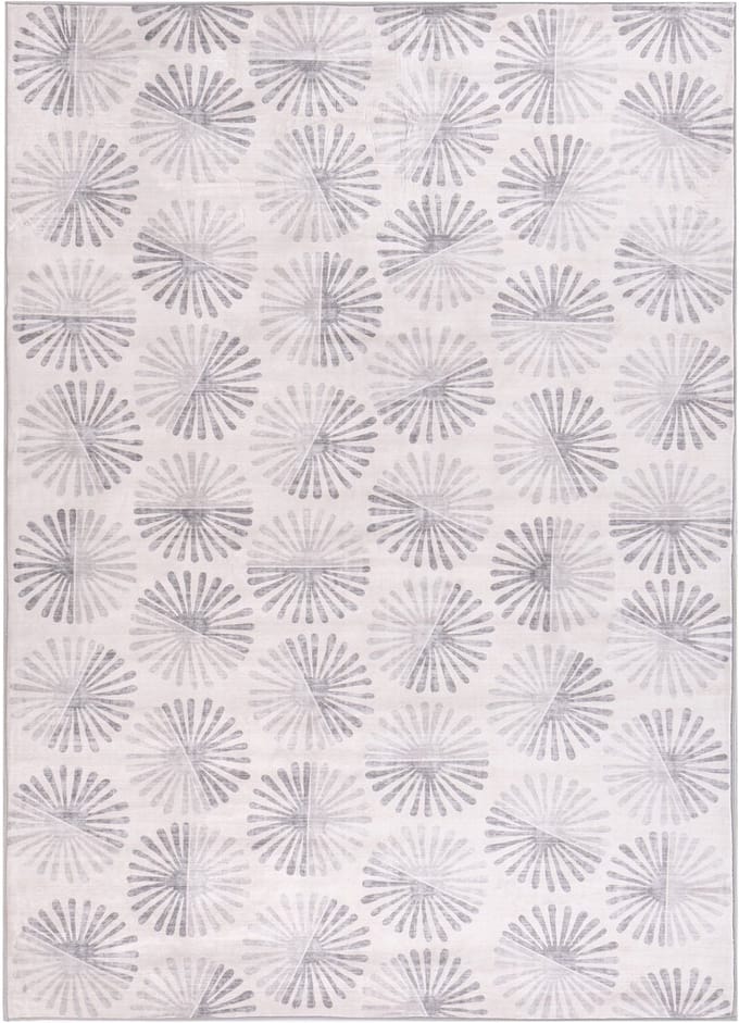 CATAK - Vloerkleed - Gebroken wit - 140 x 200 cm - Polyester