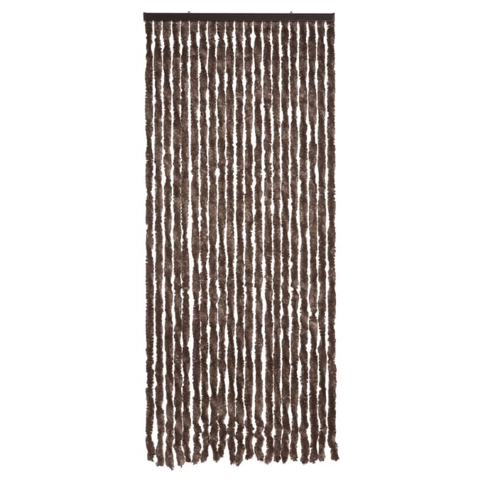 2LIF Martinique Bruin Vliegengordijn deur - 90 x 210 cm