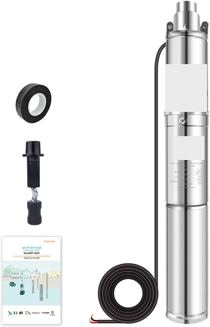 Dompelpomp Zonne-energie - Waterpomp DC - Water Verplaatsen - Ingebouwde Controller - Compact - Niet gespecificeerd