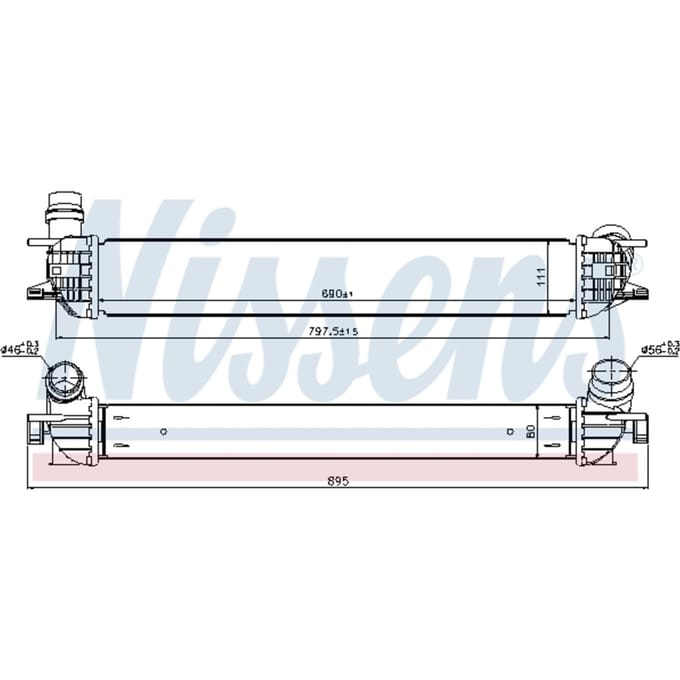 Intercooler NISSENS 96502