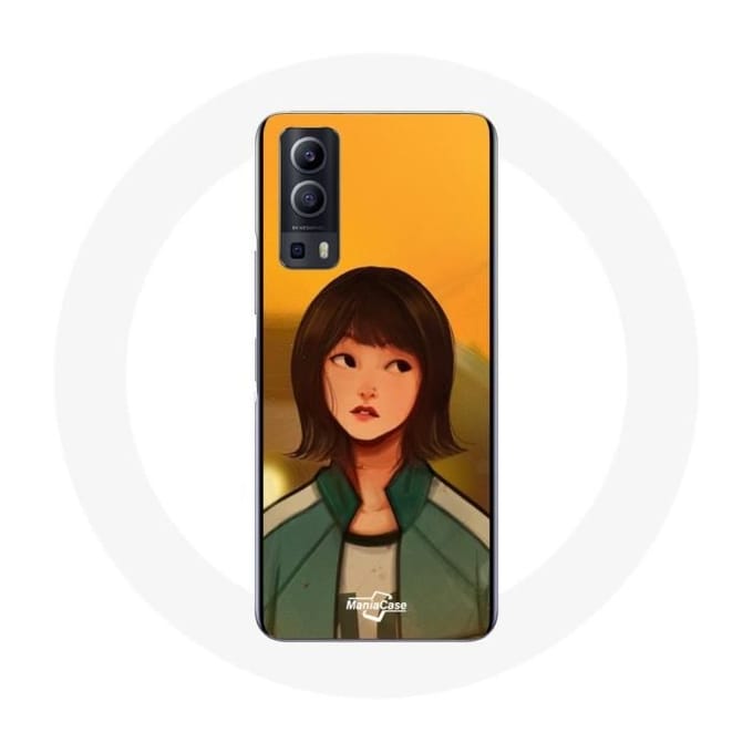 Coque Vivo Y72 Squid Game Ji Yeong Numéro 240