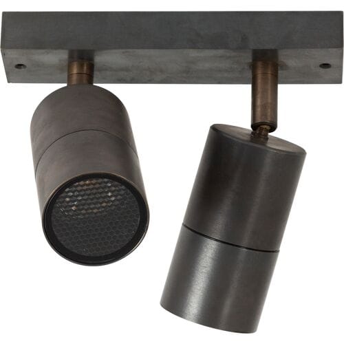 KS Verlichting Focus Double Plafondlamp Brons