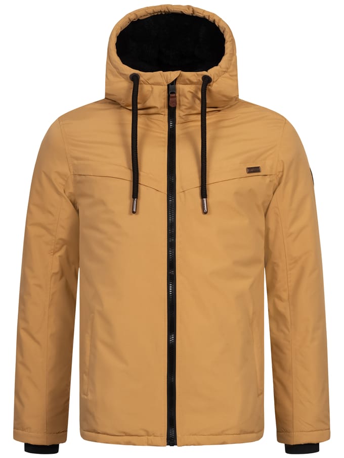 Alessandro Salvarini heren winterjas AS-331 met teddyvoering en capuchon