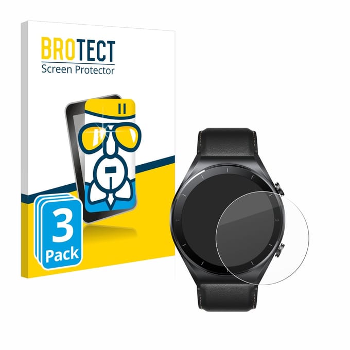 Screenprotector 3 Stuks voor Xiaomi Watch S1 Beschermglas transparant